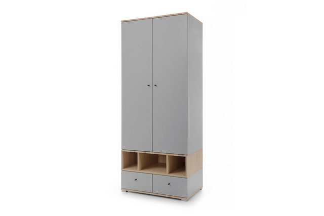 Deine Möbel 24 Kinderkleiderschrank OLAF 01 Kleiderschrank 2-türig 80 cm br günstig online kaufen