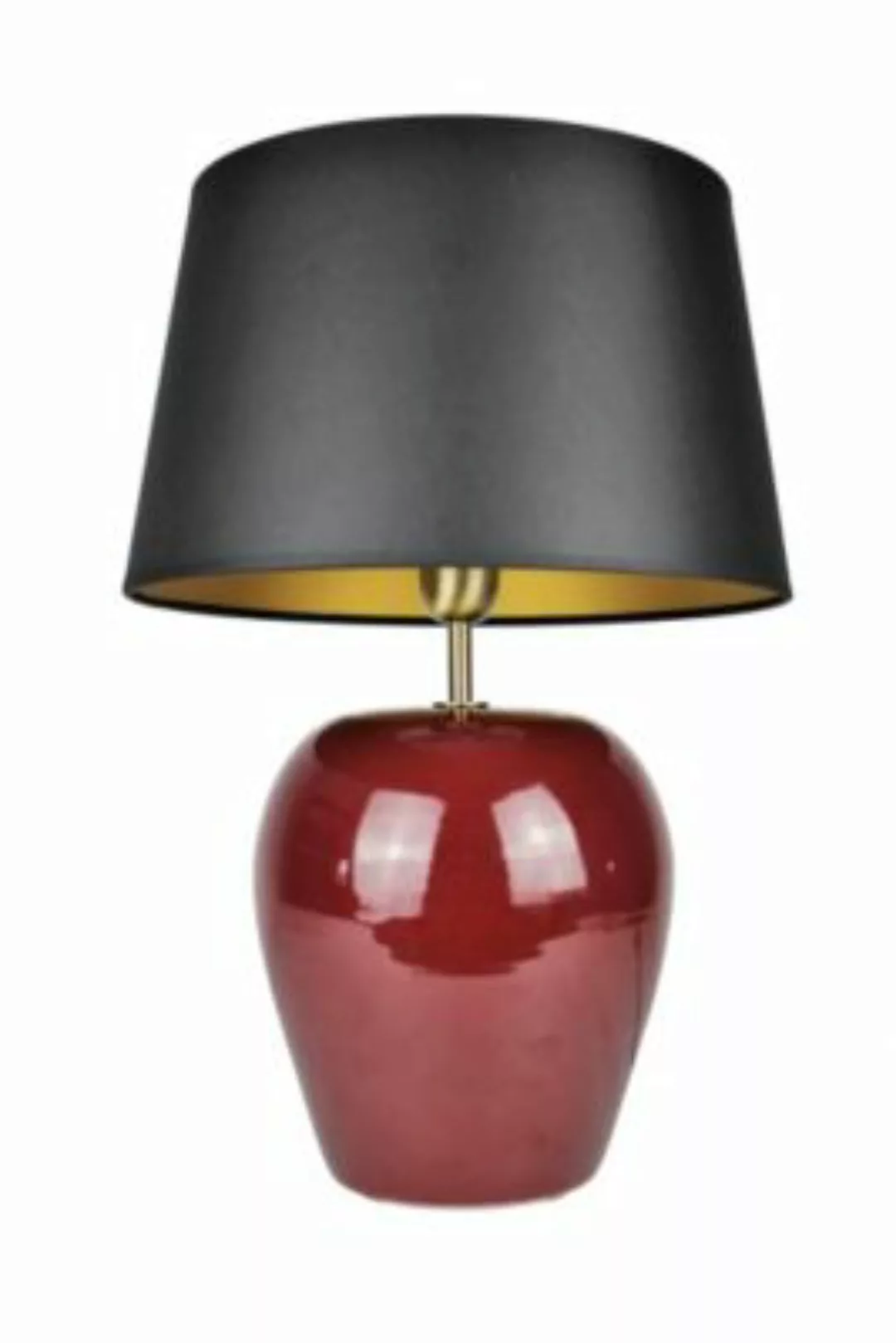 Signature Home Collection Tischlampe Keramik Anastasia rot günstig online kaufen