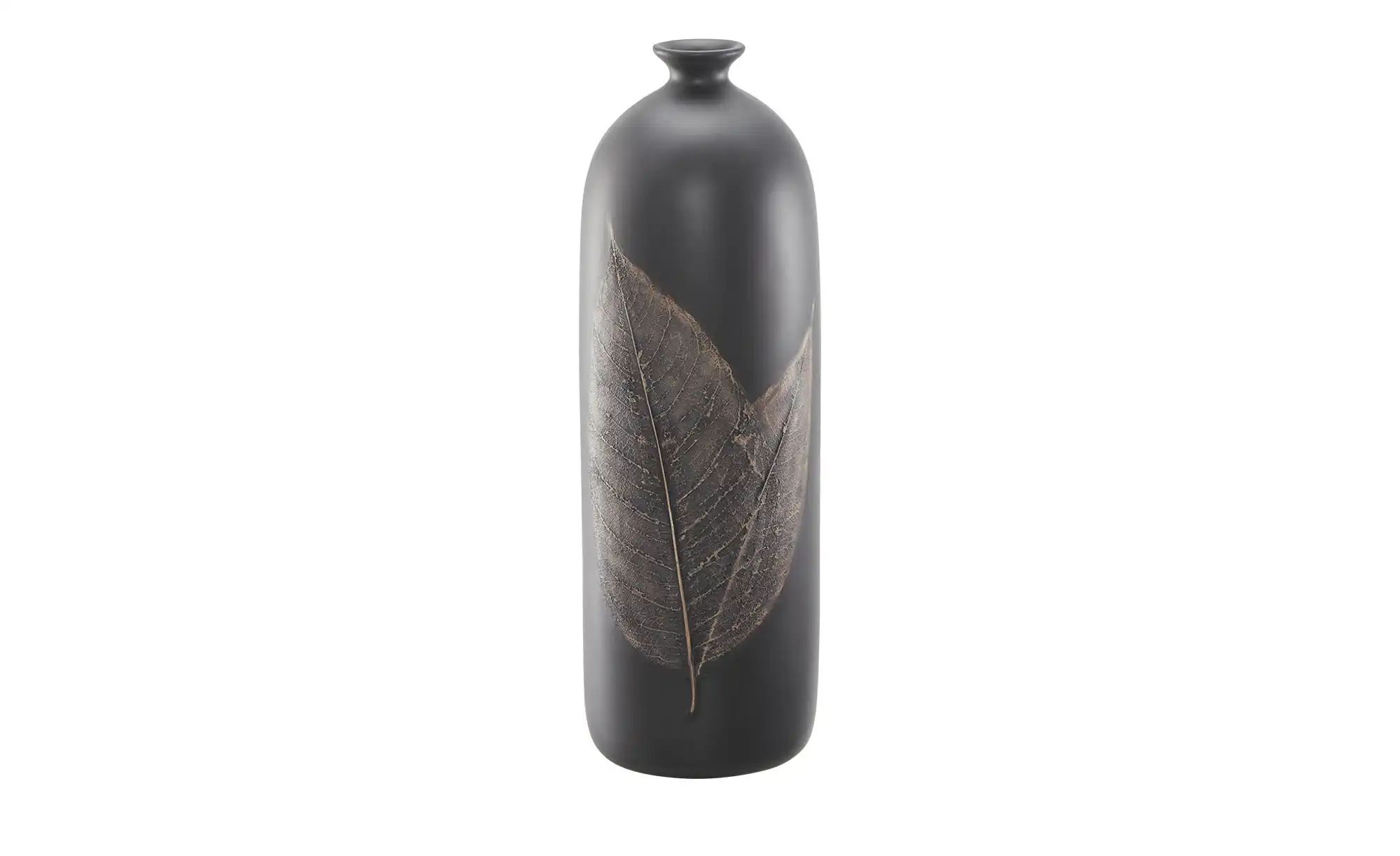 Deko Vase ¦ schwarz ¦ Polyresin (Kunstharz) ¦ Maße (cm): H: 46  Ø: 15 Acces günstig online kaufen