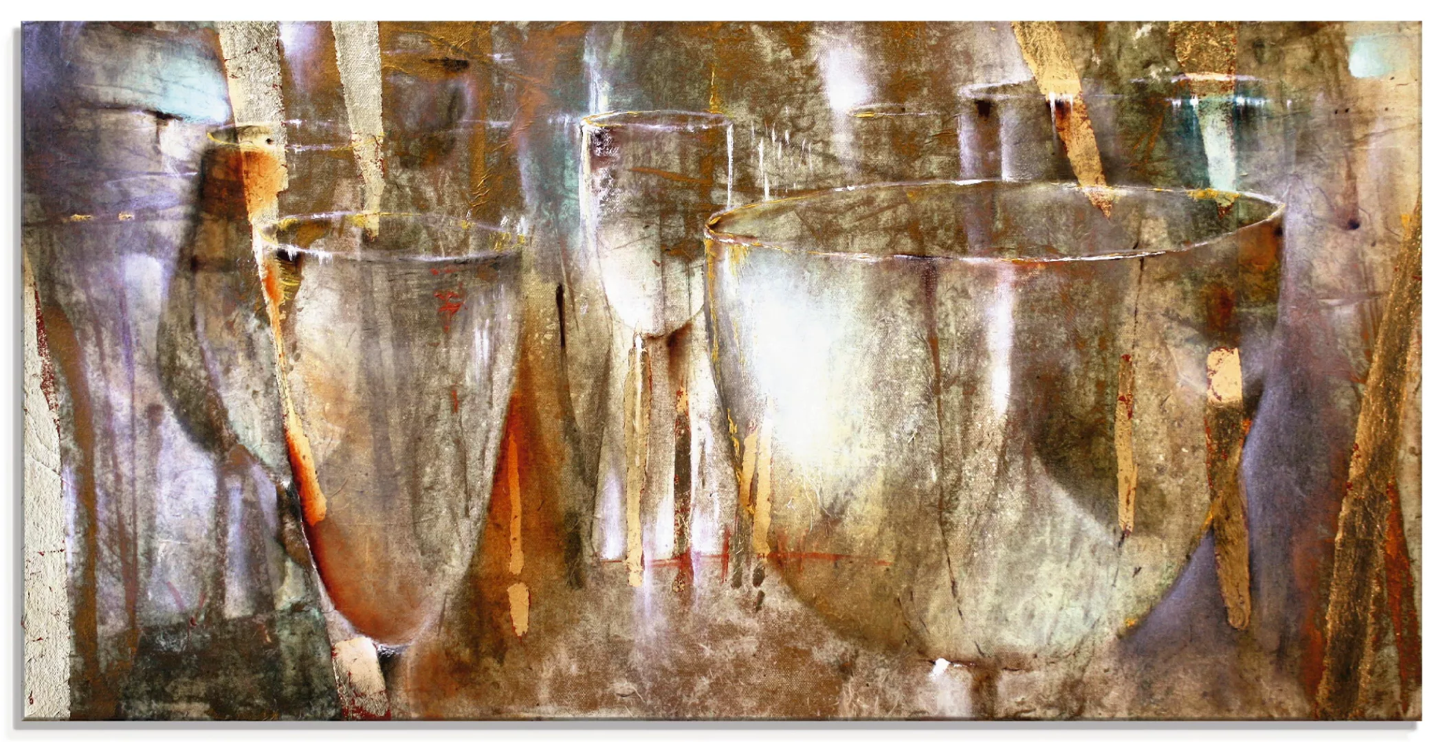 Artland Glasbild "Lichtspiel", Getränke, (1 St.), in verschiedenen Größen günstig online kaufen