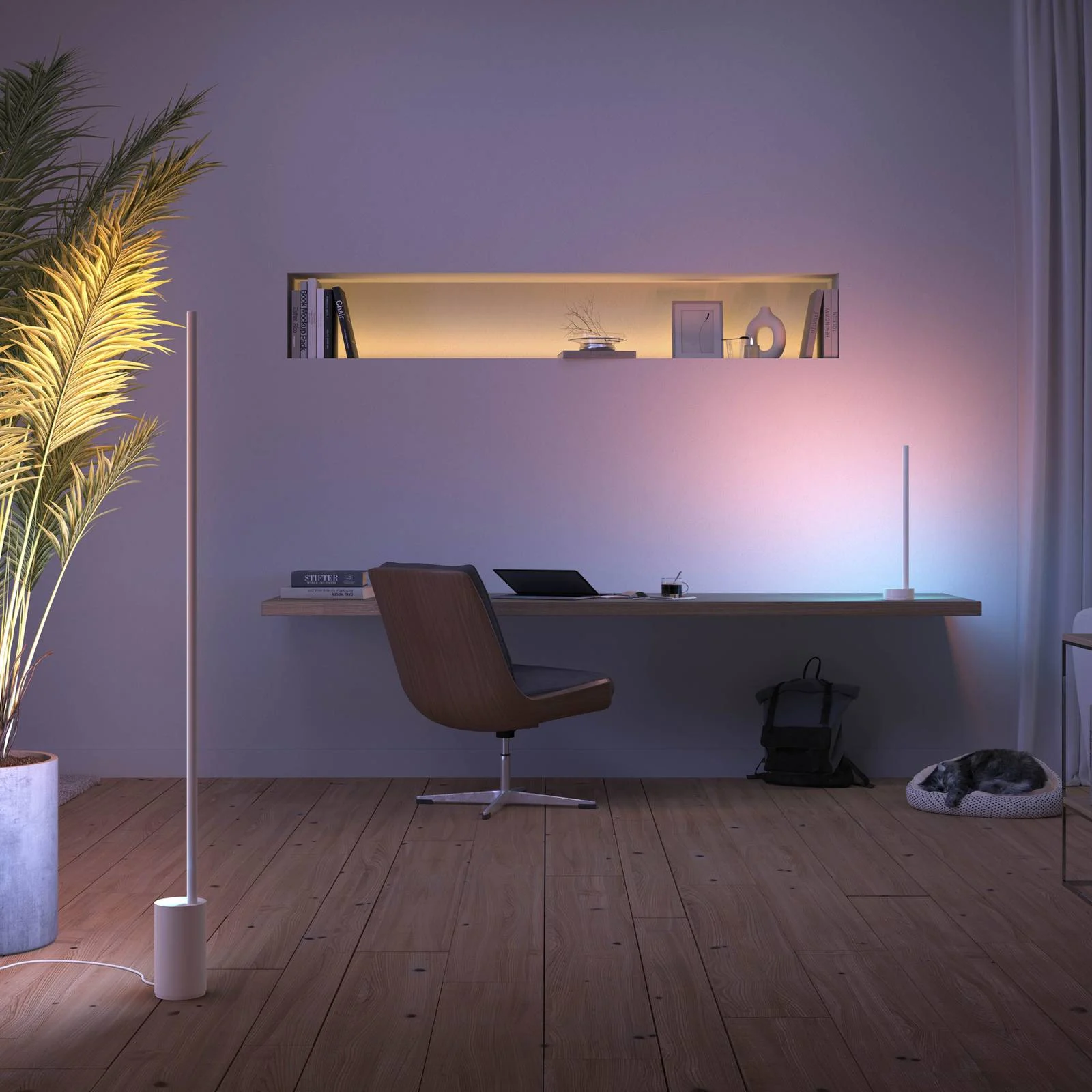 Philips Hue Gradient Signe LED-Stehlampe weiß günstig online kaufen