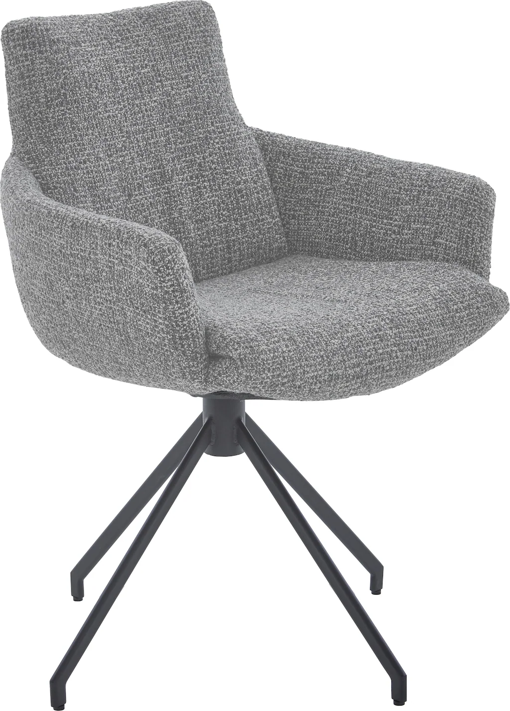 NIEHOFF SITZMÖBEL Esszimmerstuhl, Flachgewebe, 2er Set, Bezug in Bouclé-Opt günstig online kaufen
