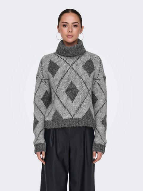 JACQUELINE de YONG Strickpullover Strickpullover Rollkragen Langarm Tiefe S günstig online kaufen