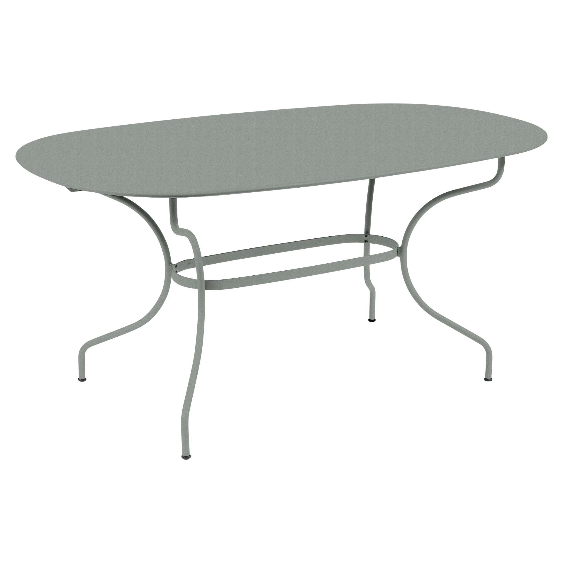 Opéra+ Ovaler Tisch 160 x 90 cm Outdoor Lapilligrau günstig online kaufen