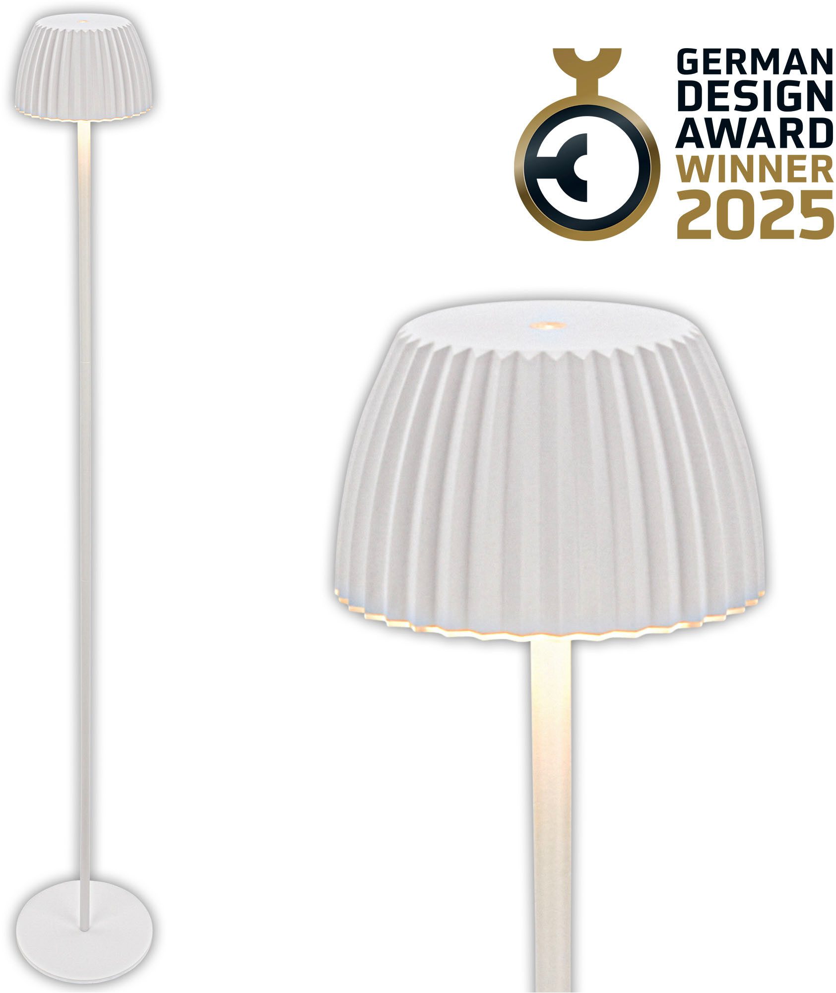 Briloner Leuchten LED Stehlampe Riffle Stehleuchte günstig online kaufen