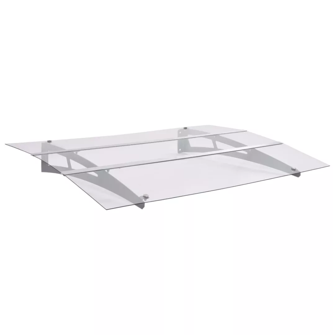 Haustürvordach Sibern Und Transparent 120ã90 Cm Polycarbonat günstig online kaufen