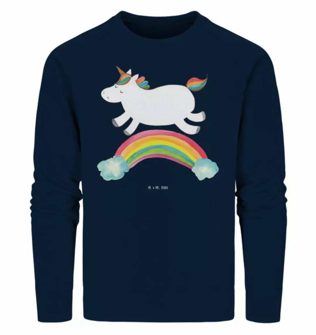 Mr. & Mrs. Panda Longpullover Größe XS Einhorn Regenbogen - French Navy - G günstig online kaufen