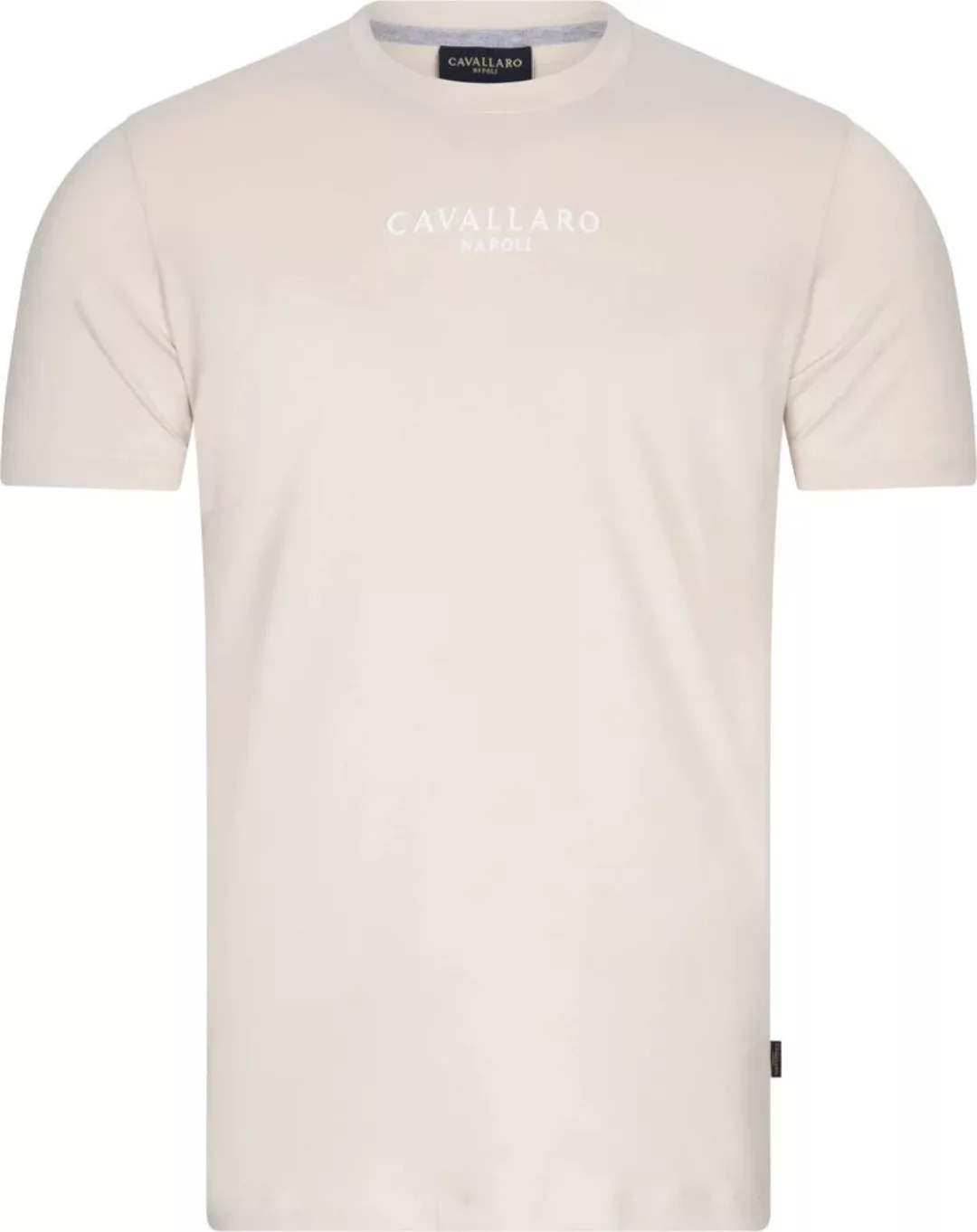 Cavallaro Bari T-Shirt Logo Ecru - Größe XXL günstig online kaufen