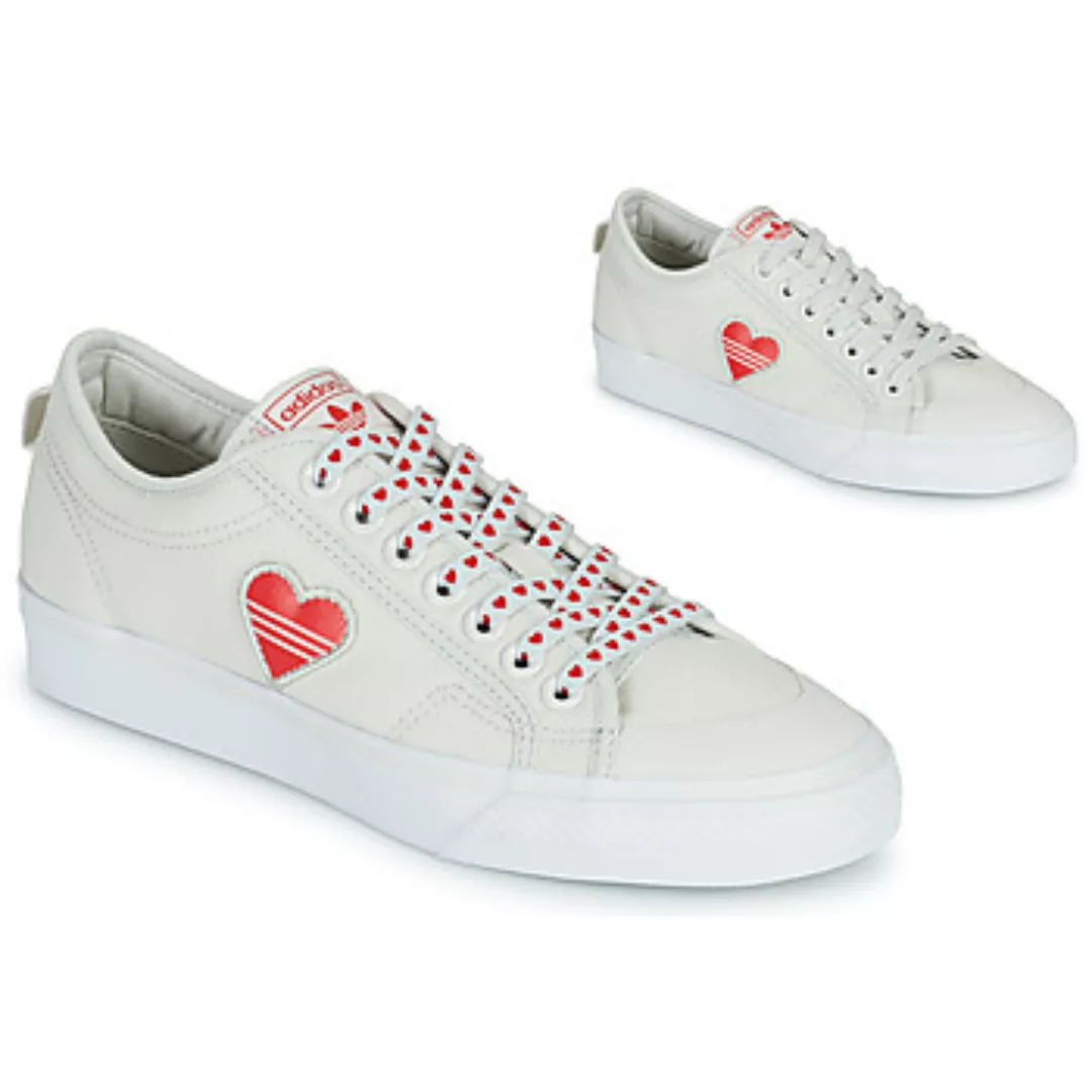 Adidas Originals Nizza Trefoil Sportschuhe EU 39 1/3 Crystal White / Red / günstig online kaufen