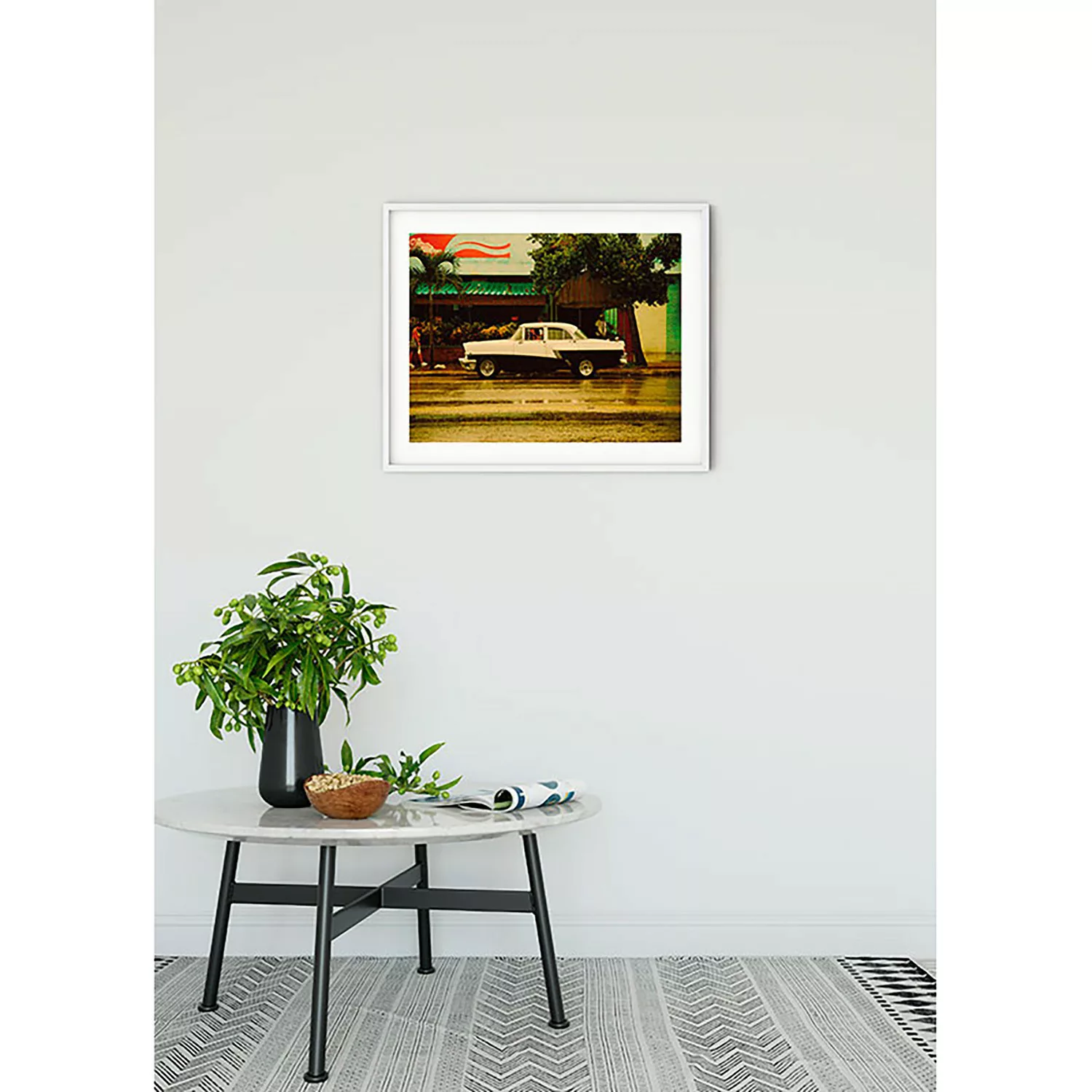 KOMAR Wandbild - Cuba Car - Größe: 70 x 50 cm mehrfarbig Gr. one size günstig online kaufen