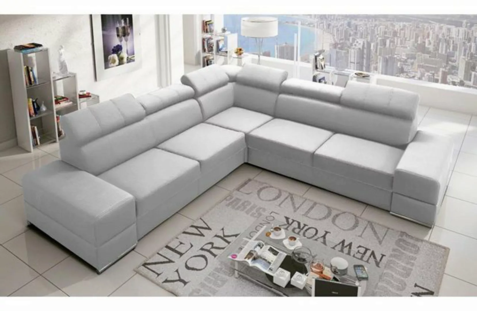 JVmoebel Ecksofa L-Form Designer Sofa Couch Ecksofa Neu Ecksofa Polster, Ma günstig online kaufen