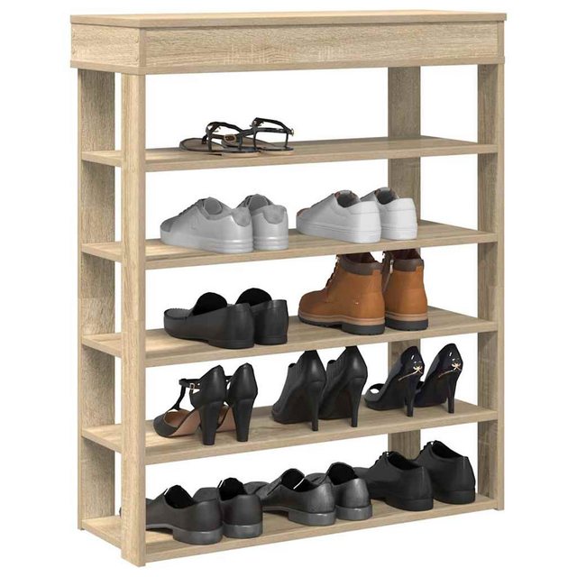 vidaXL Schuhschrank Schuhregal Sonoma-Eiche 80x30x98 cm Holzwerkstoff günstig online kaufen