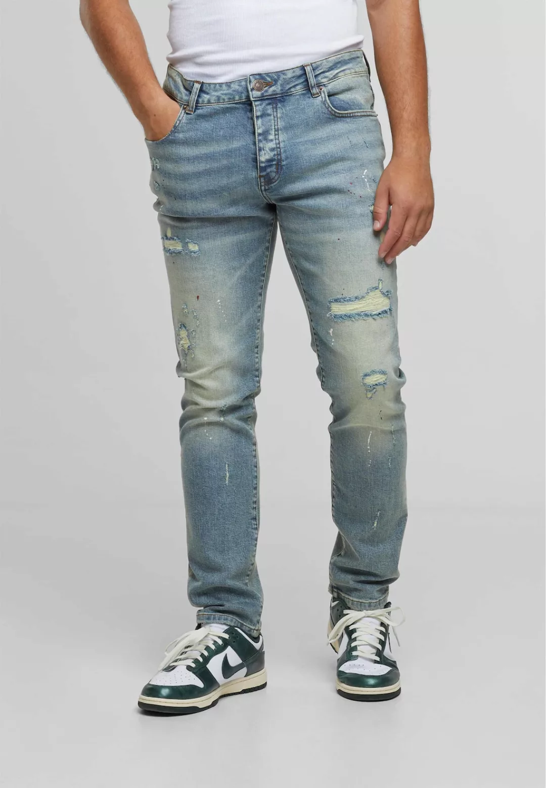 2Y Premium Bequeme Jeans "2Y Premium 2Y JULIO RIPPED SLIM FIT JEANS" günstig online kaufen