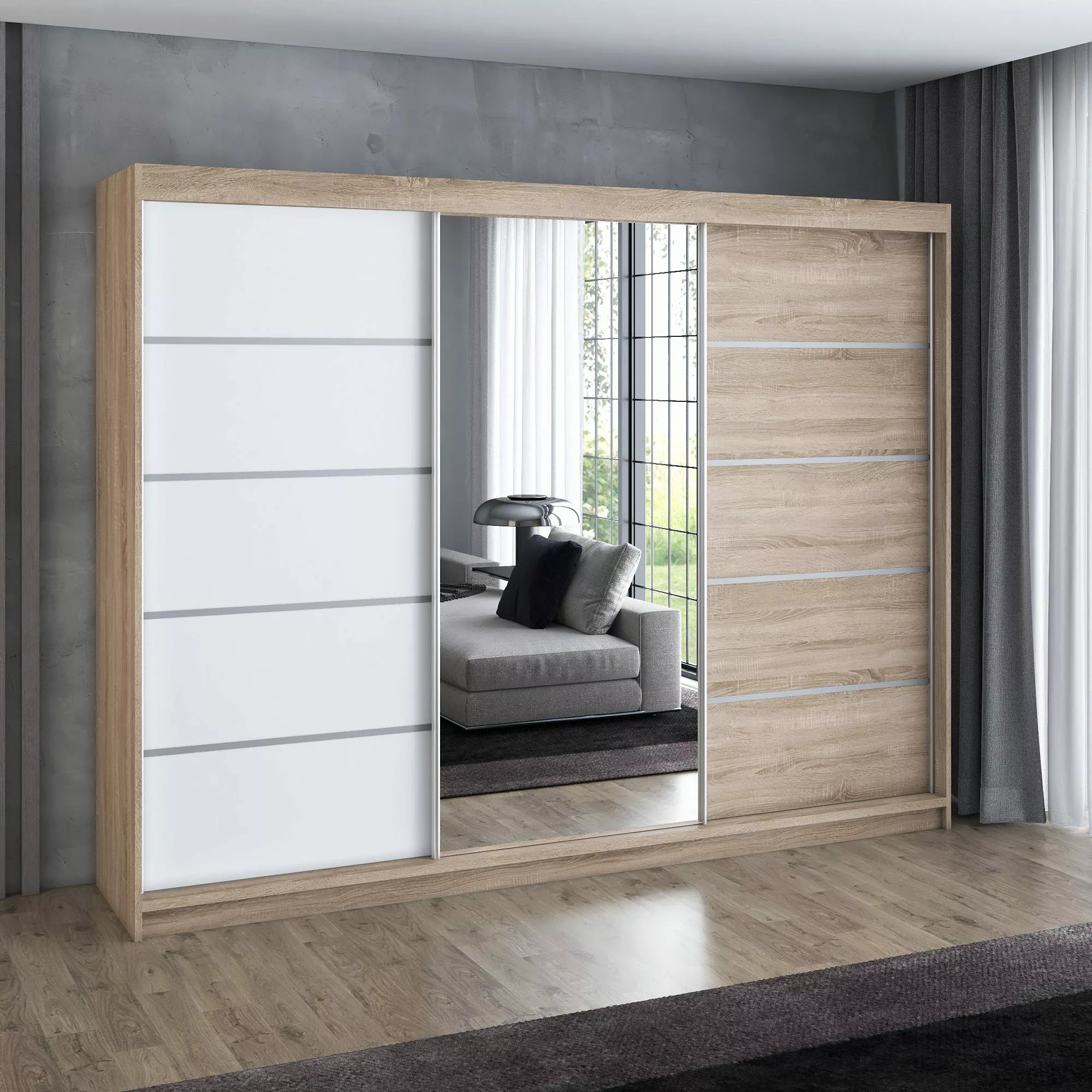 A&J MöbelLand GmbH Schwebetürenschrank VILANO 1 günstig online kaufen