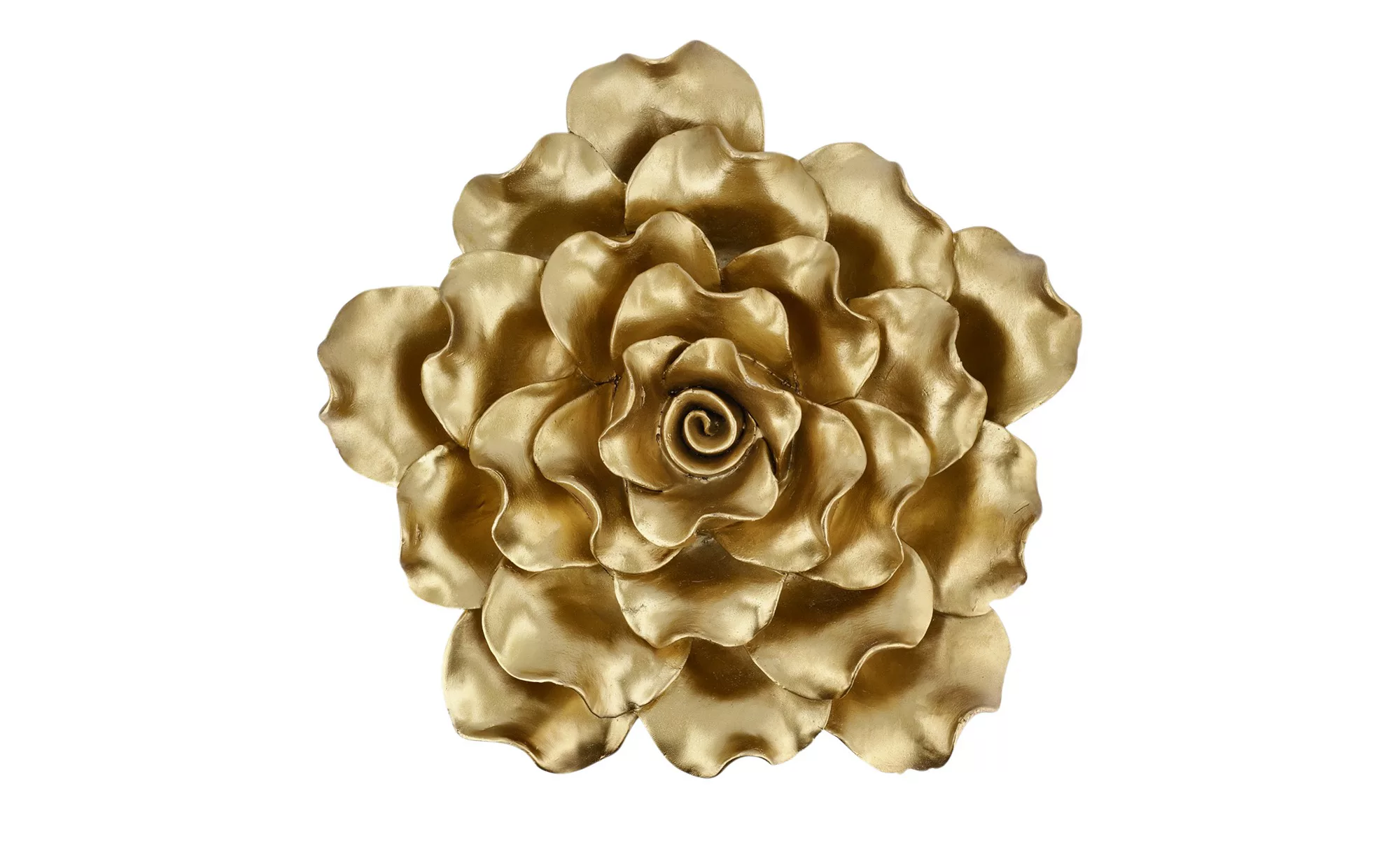 Wanddekoration Blume   ¦ gold ¦ Polyresin (Kunstharz) ¦ Maße (cm): T: 10.0 günstig online kaufen