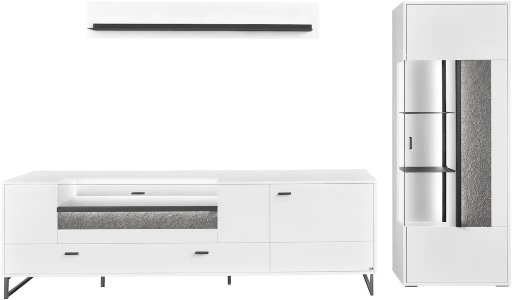 set one by Musterring TV-Wand "Deltona", (3 St.), Zierelemente aus Sandstei günstig online kaufen