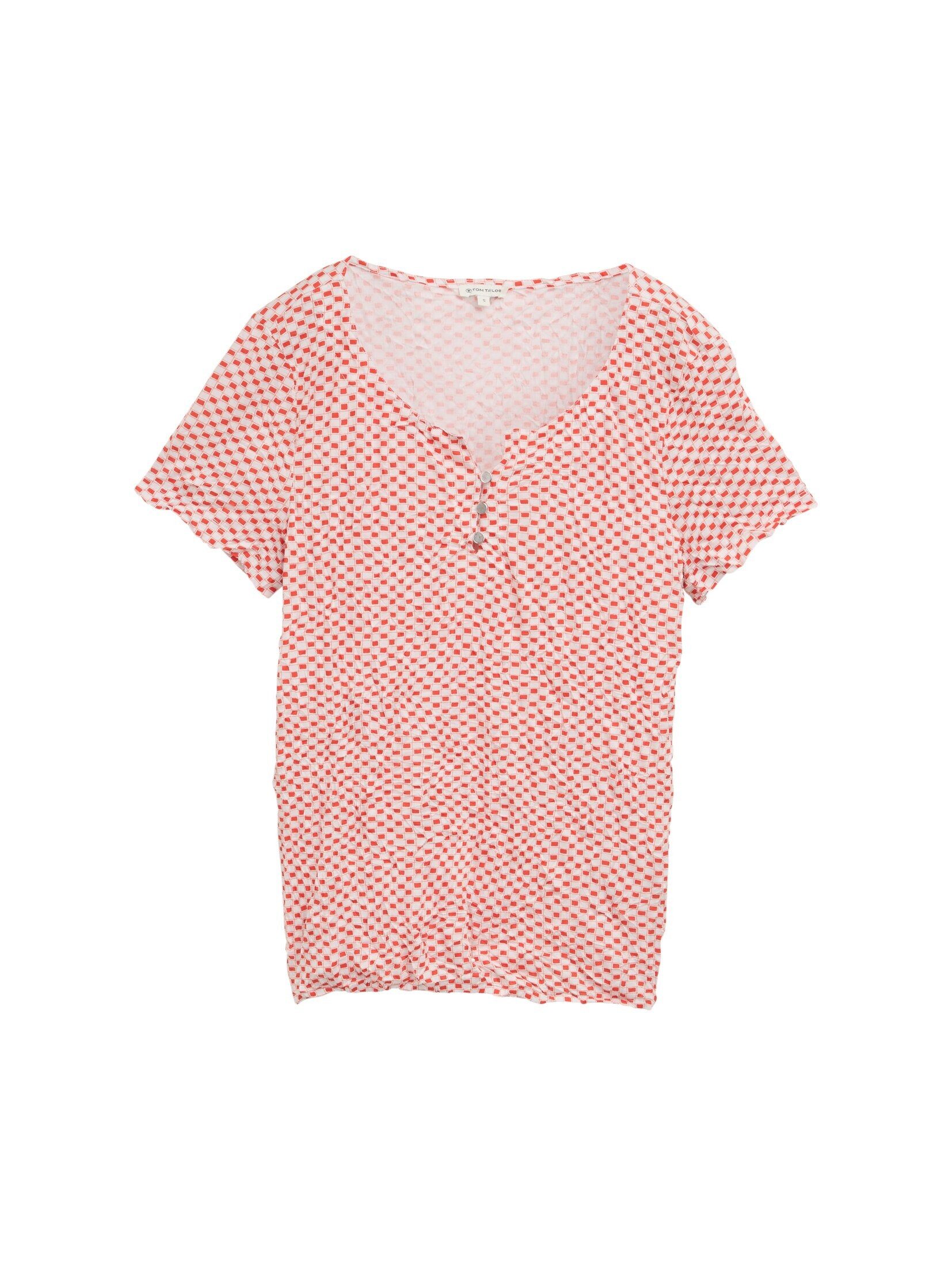 TOM TAILOR T-Shirt, mit All-Over Print günstig online kaufen