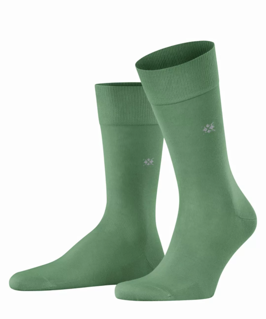 Burlington Dublin Herren Socken, 40-46, Grün, Uni, Baumwolle, 21015-774802 günstig online kaufen