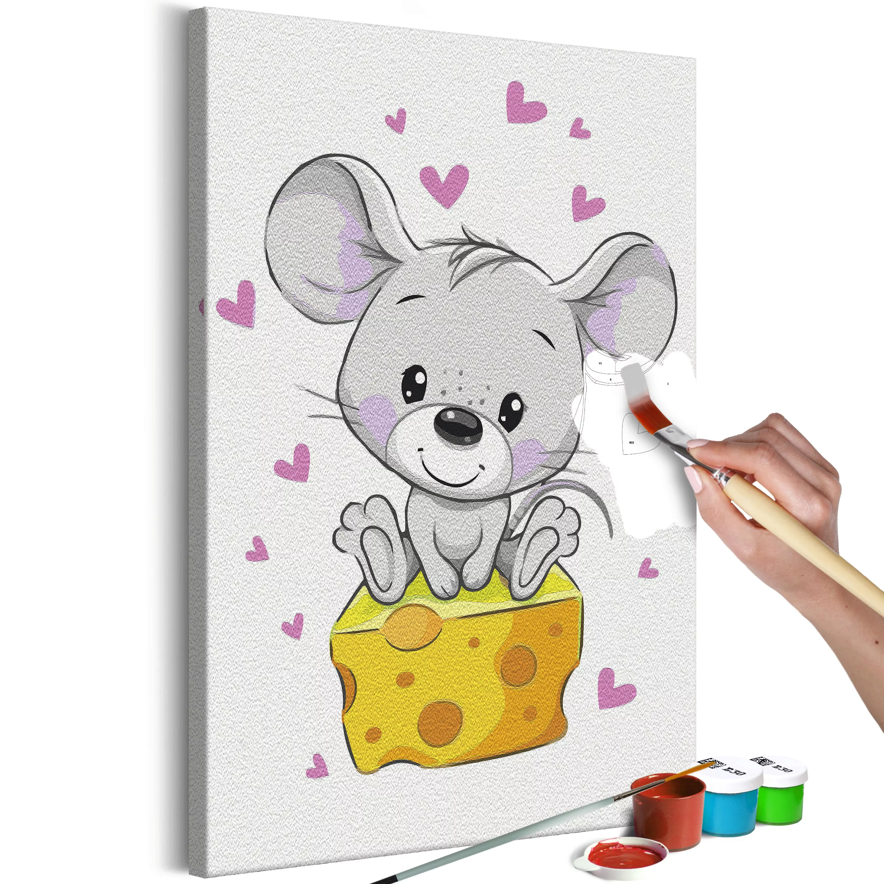 Malen nach Zahlen - Mouse in Love günstig online kaufen