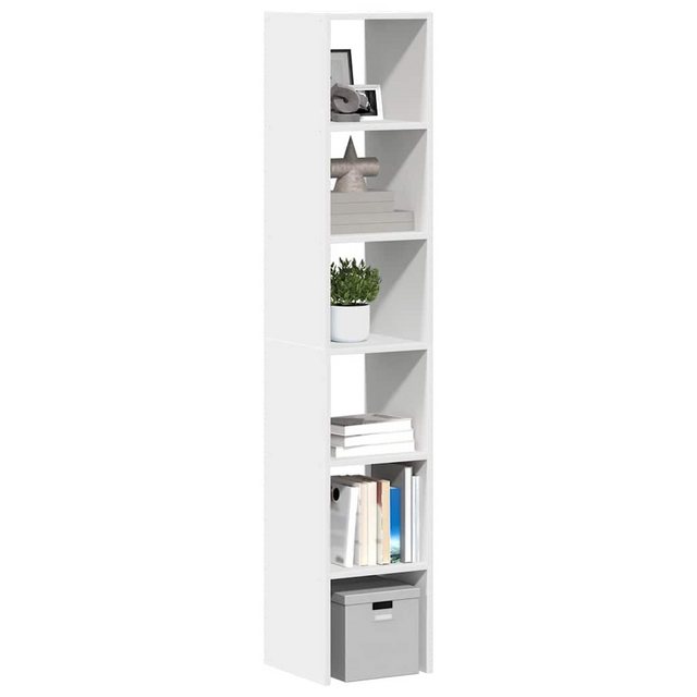 vidaXL Aktenschrank Bücherregale 2 Stk Stapelbar Weiß 30x30x80 cm Holzwerks günstig online kaufen