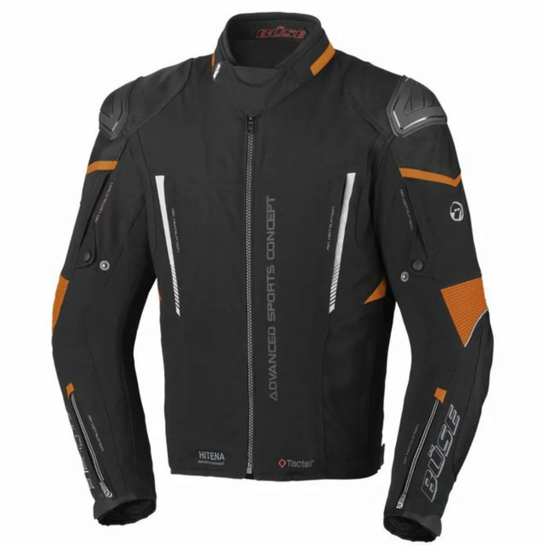 Büse Motorradjacke Büse Rocca Textiljacke schwarz / orange 46 günstig online kaufen