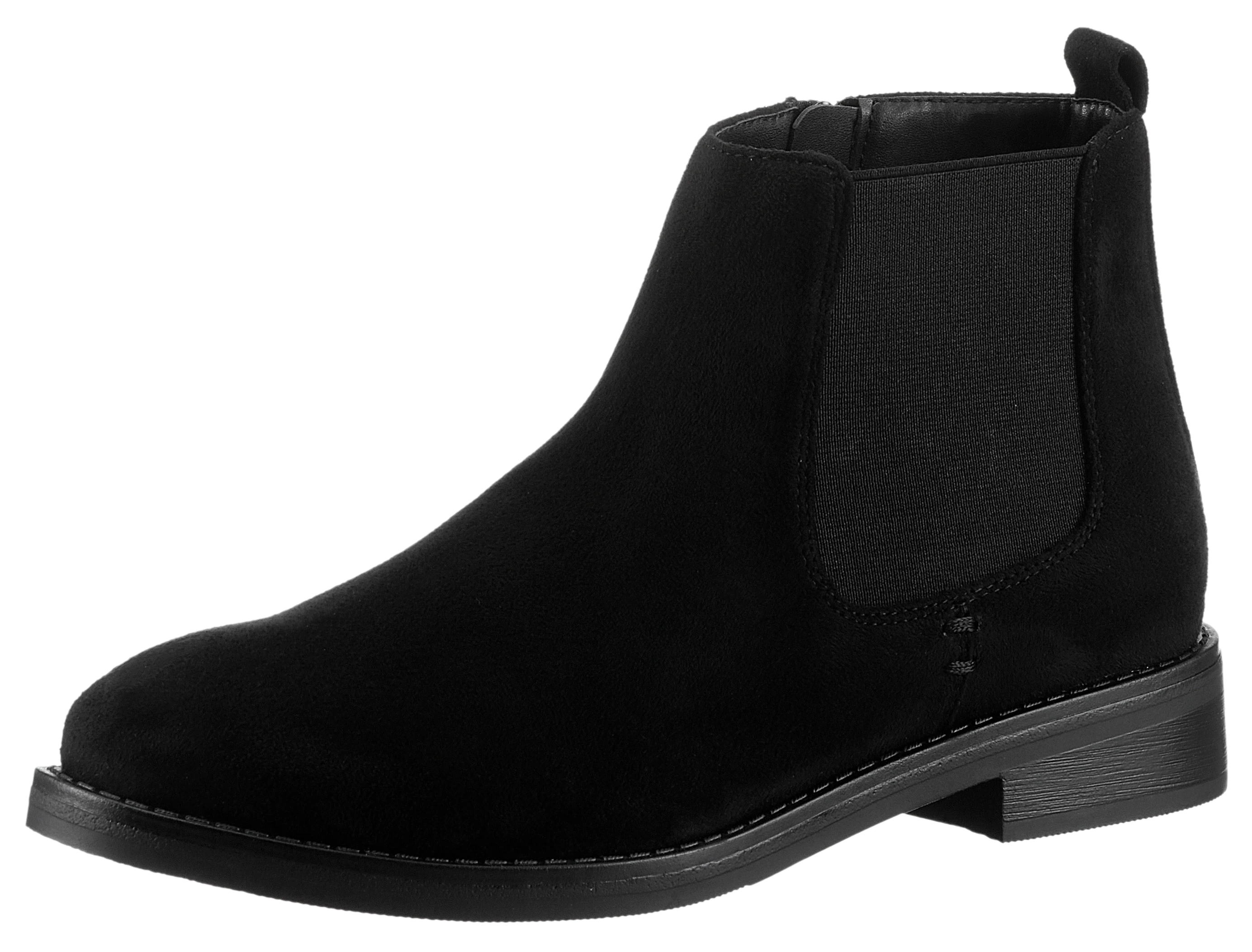 Aniston SHOES Chelseaboots, Stiefelette, Blockabsatz, mit breitem Stretch - günstig online kaufen