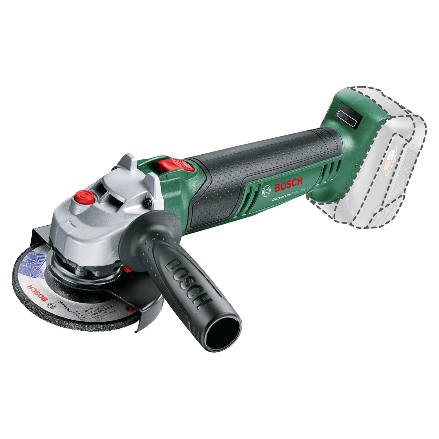 Bosch Akku-Winkelschleifer Universal Grind 18V-75 Solo 125 mm günstig online kaufen