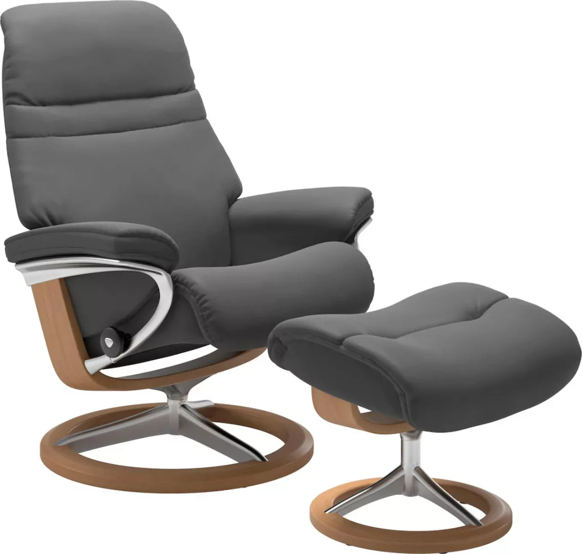 Stressless® Relaxsessel »Sunrise«, (Set, Relaxsessel mit Hocker), mit Signa günstig online kaufen