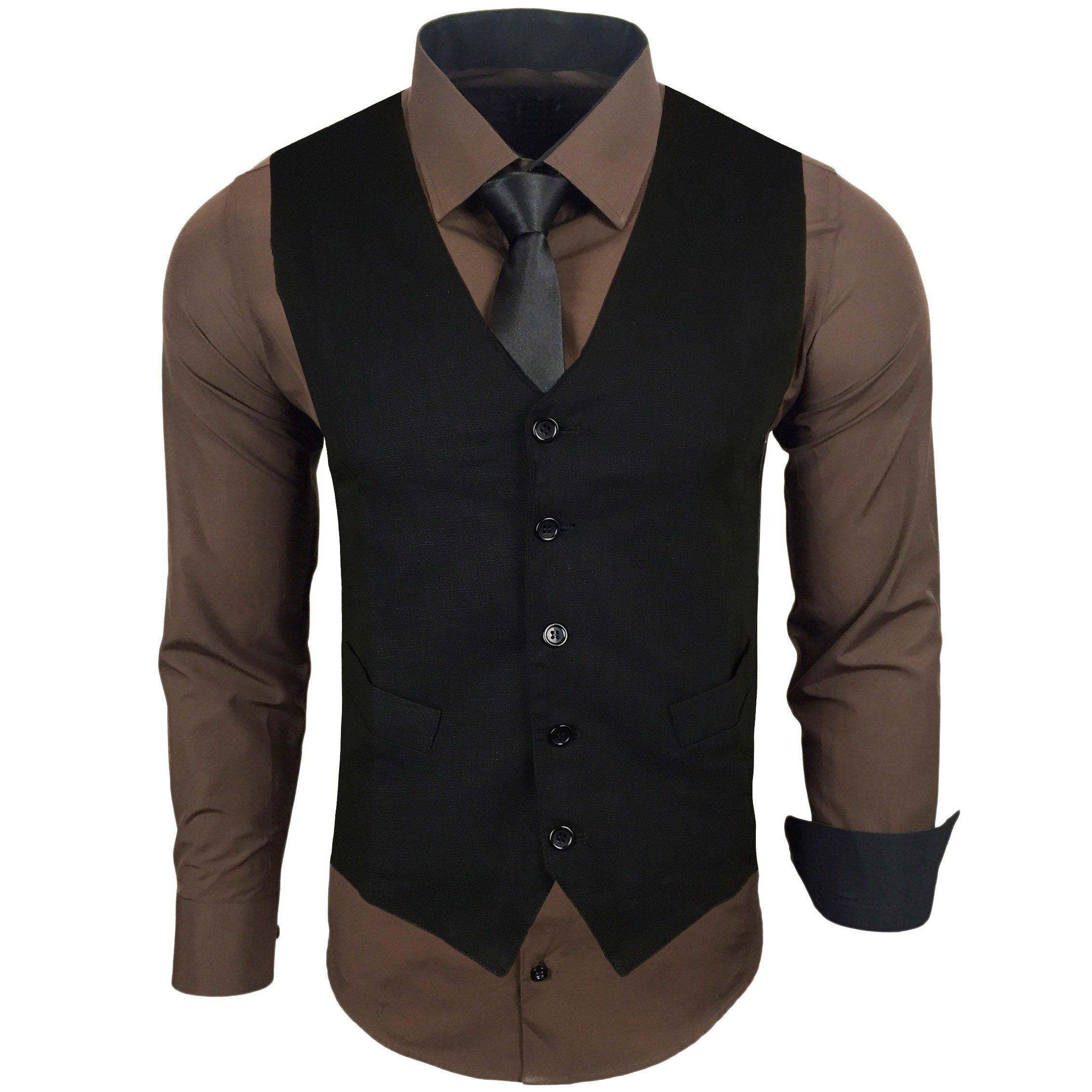 Baxboy Langarmhemd Baxboy Langarmhemd Herren-Hemd Slim-Fit günstig online kaufen