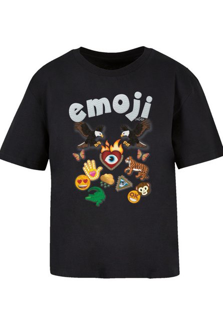 F4NT4STIC T-Shirt emoji couture logo with icons Premium Qualität günstig online kaufen