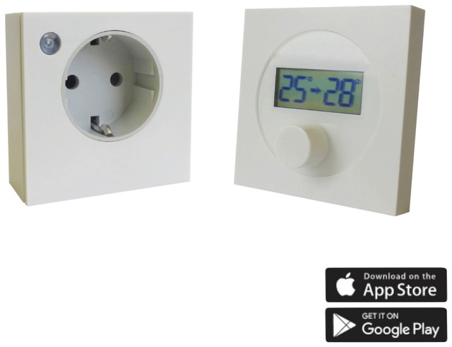 Ximax Raumthermostat »Funk-Thermostat, Steckdosen-Set«, (2 St., bestehend a günstig online kaufen