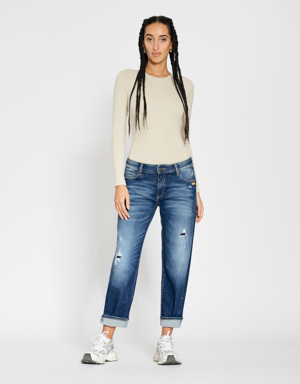 GANG Boyfriend-Jeans "GANG Jeans Boyfriend 94NADIA CROPPED" günstig online kaufen