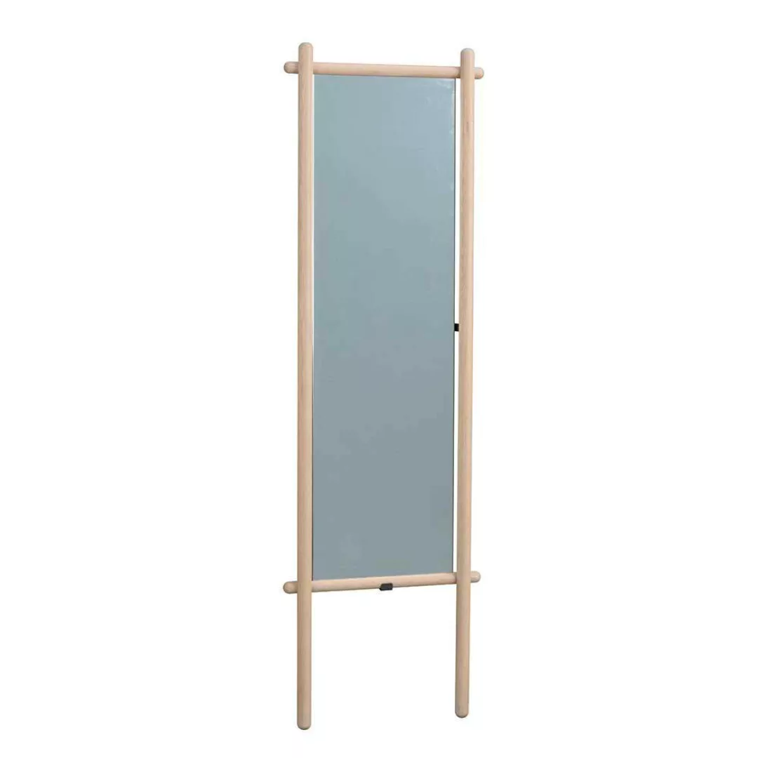 Designerstandspiegel aus Eiche White Wash massiv 180 cm hoch günstig online kaufen