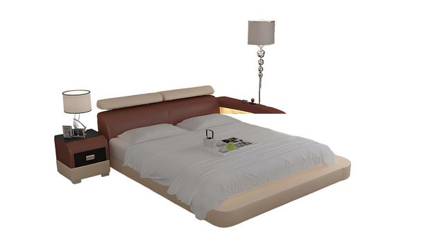 JVmoebel Bett Designer Bett Polsterbett Luxusbett Doppelbett Ehebett Betten günstig online kaufen