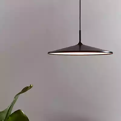 LED-Pendelleuchte Balance, 3-step-dim, schwarz, Ø 42 cm günstig online kaufen