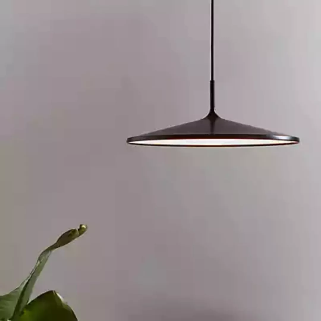 LED-Pendelleuchte Balance, 3-step-dim, schwarz, Ø 42 cm günstig online kaufen