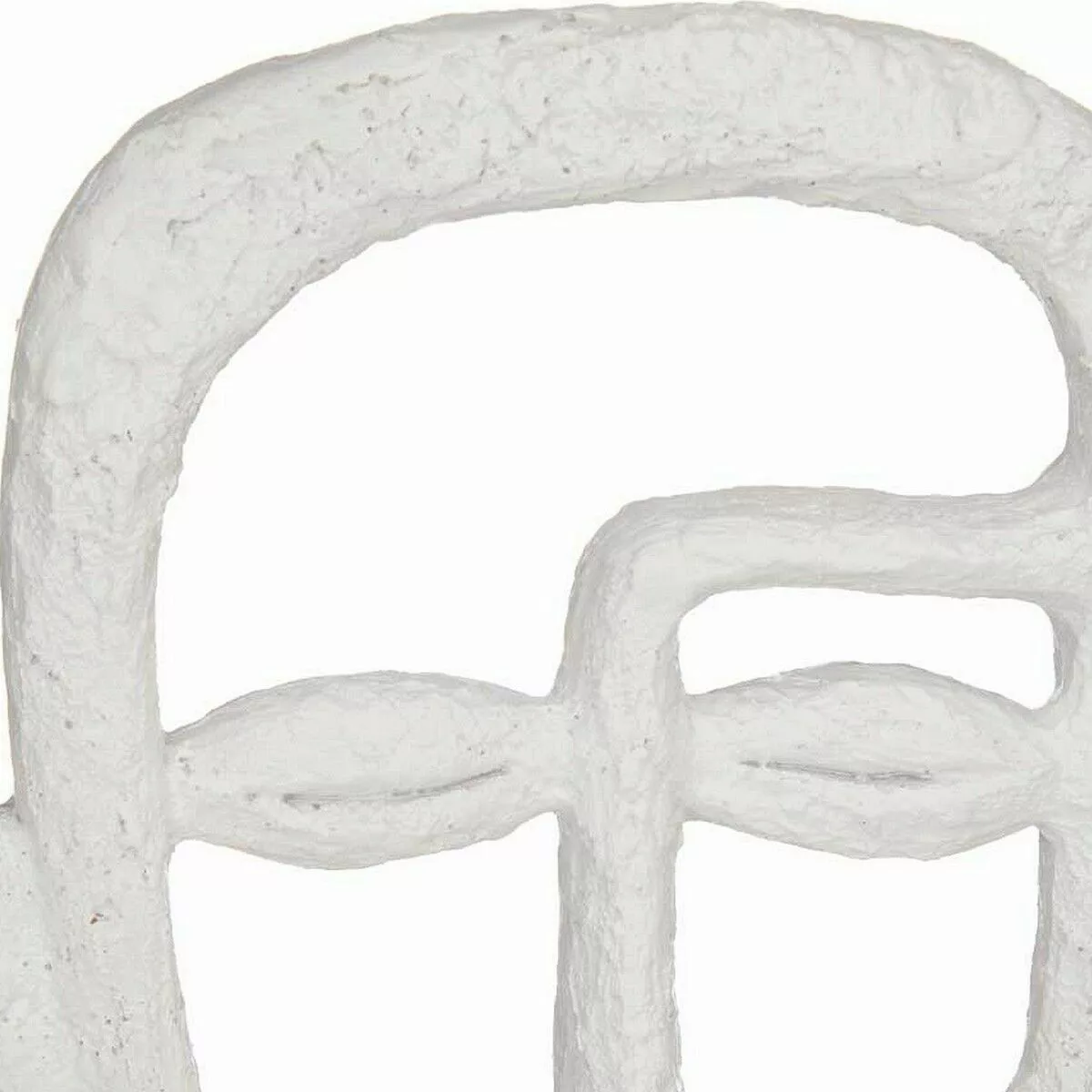 Deko-figur Gesicht Weiß Polyesterharz (19,5 X 38 X 10,5 Cm) günstig online kaufen