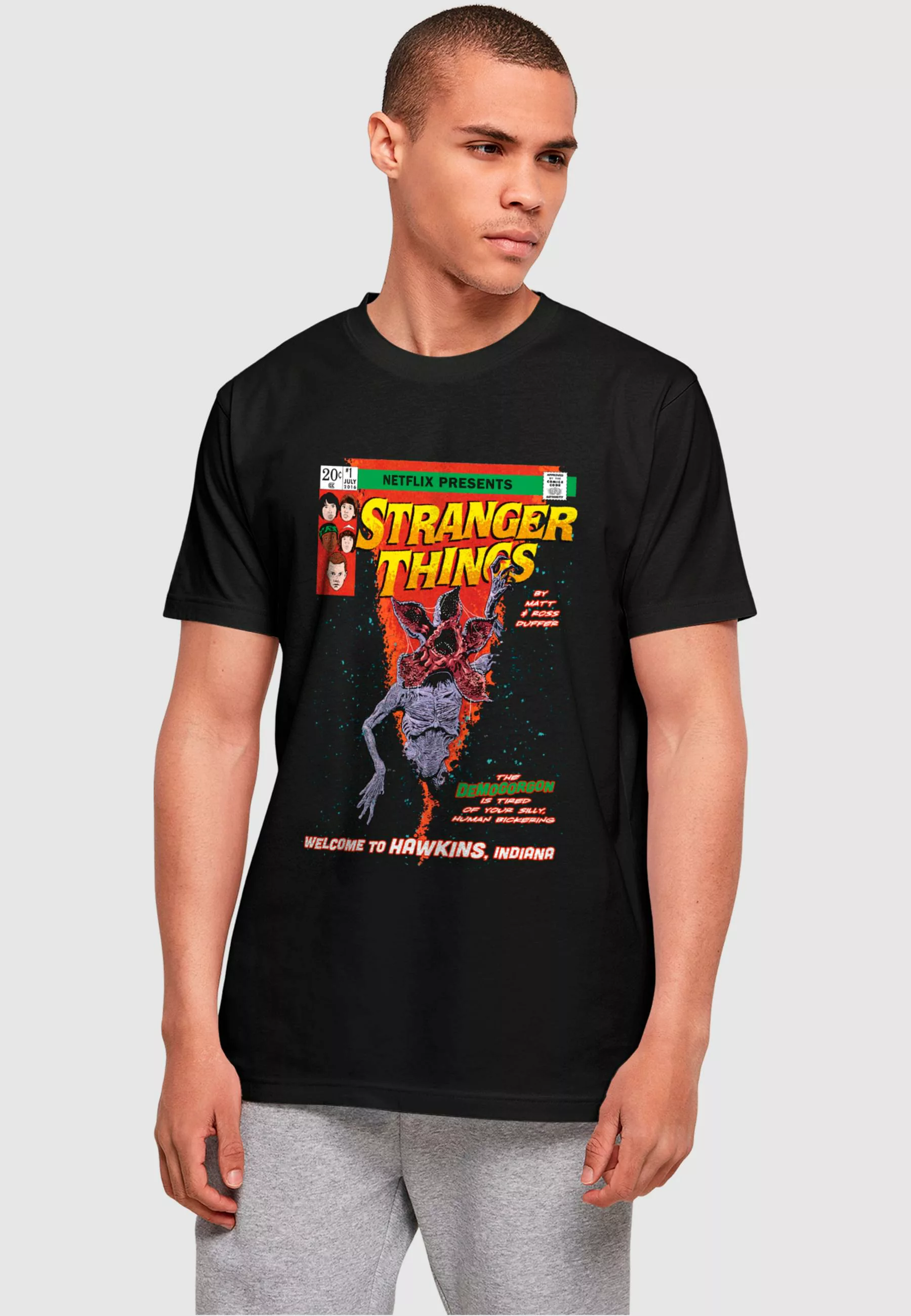 ABSOLUTE CULT T-Shirt "ABSOLUTE CULT Herren Stranger Things - Comic Cover T günstig online kaufen