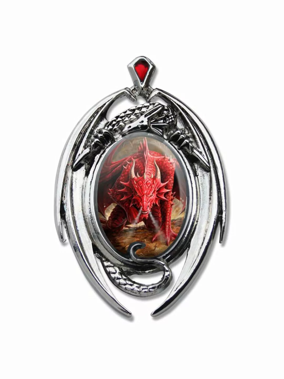 Adelia´s Amulett "Anhänger Cabochon Talisman", Dragons Lair Cabochon günstig online kaufen