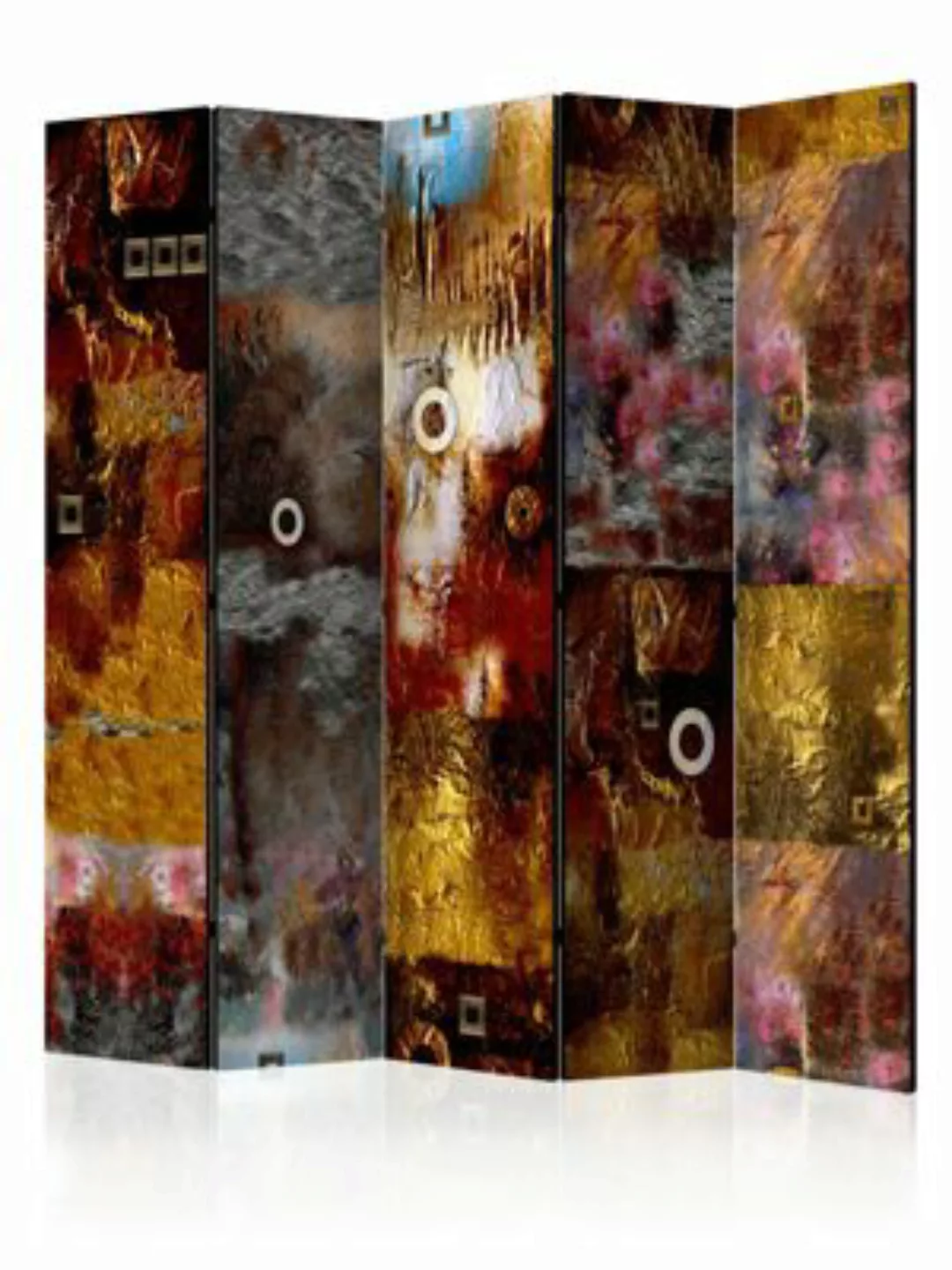 artgeist Paravent Painted Abstraction II [Room Dividers] mehrfarbig Gr. 225 günstig online kaufen