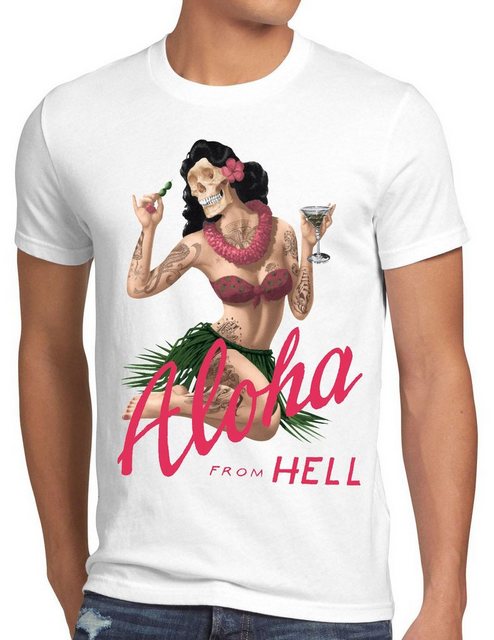 style3 T-Shirt Aloha from Hell tattoo hawaii surfer usa tätowiert punk rock günstig online kaufen