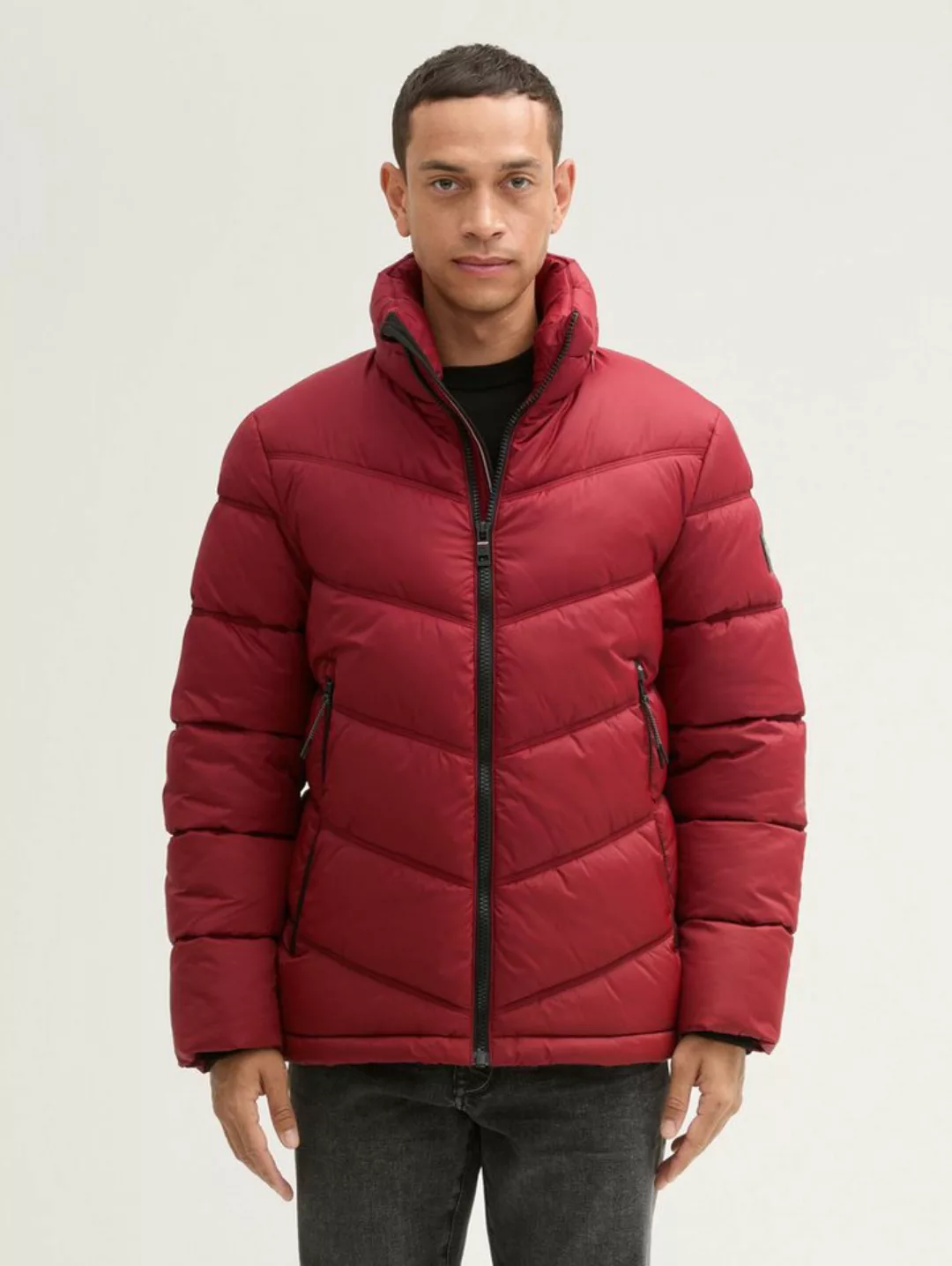 TOM TAILOR Winterjacke Pufferjacke mit verstaubarer Kapuze günstig online kaufen