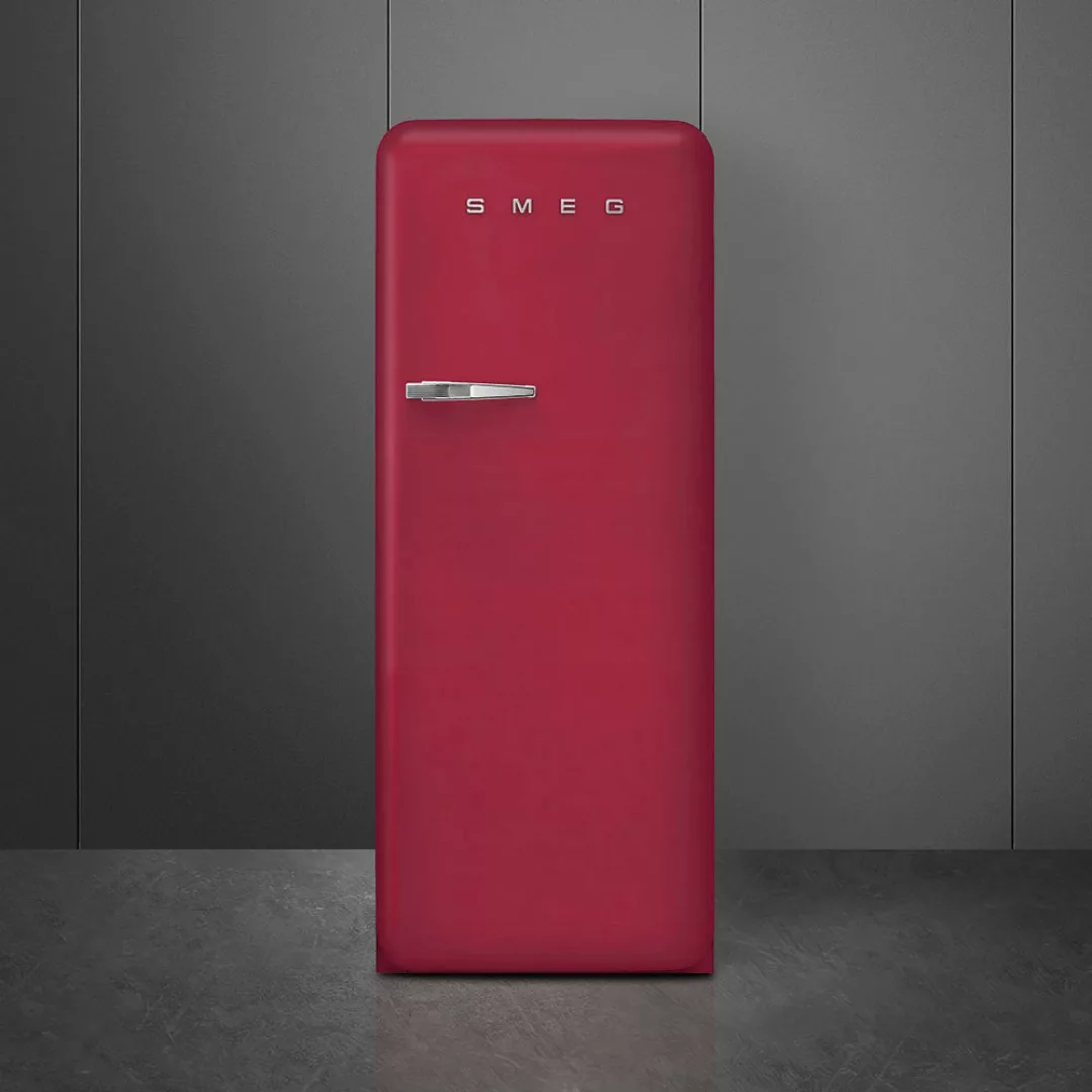 Smeg - FAB28 Kühlschrank mit Gefrierfach matt lackiert - rubinrot/matt lack günstig online kaufen