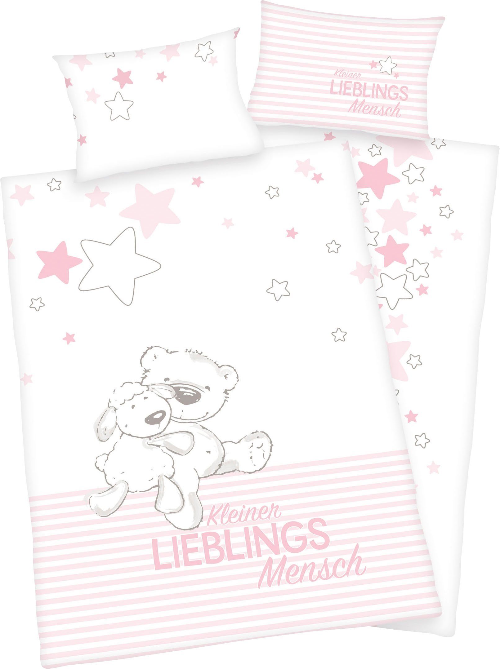 Baby Best Babybettwäsche Kleiner Lieblingsmensch, Flanell, günstig online kaufen