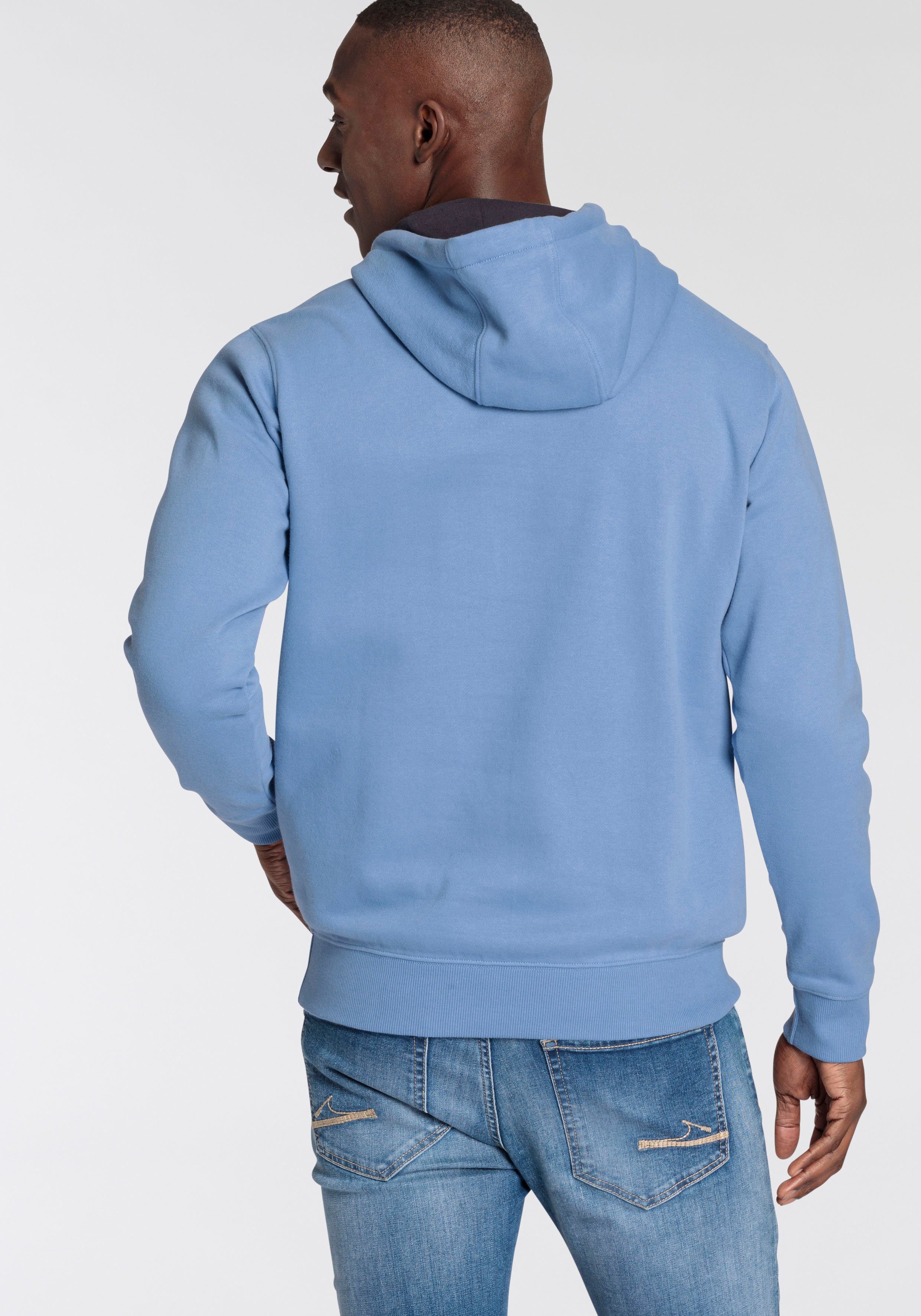 DELMAO Kapuzensweatshirt Langarm, lockere Passform, mit günstig online kaufen