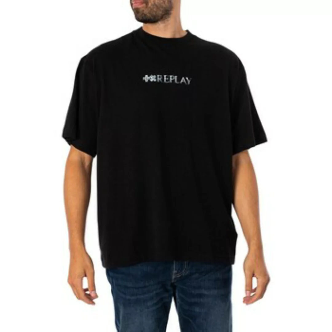 Replay  T-Shirt T-Shirt mit Logo auf der Rückseite günstig online kaufen