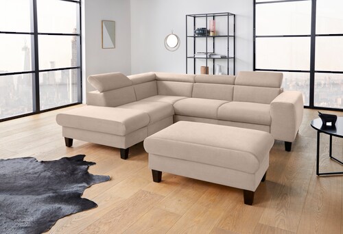 COTTA Polstergarnitur "Morven L-Form", (Set), Set bestehend aus: Ecksofa mi günstig online kaufen