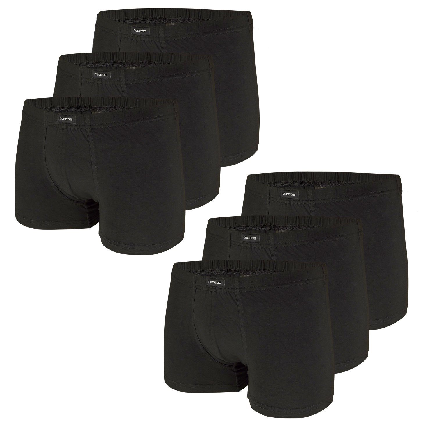 CECEBA Boxershorts (3-St) ohne Eingriff, aufgedoppelter günstig online kaufen