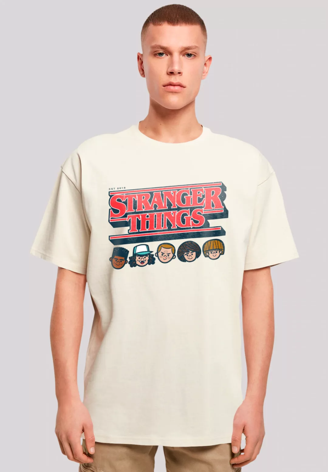 F4NT4STIC T-Shirt "Stranger Things Caricature Logo", Premium Qualität günstig online kaufen