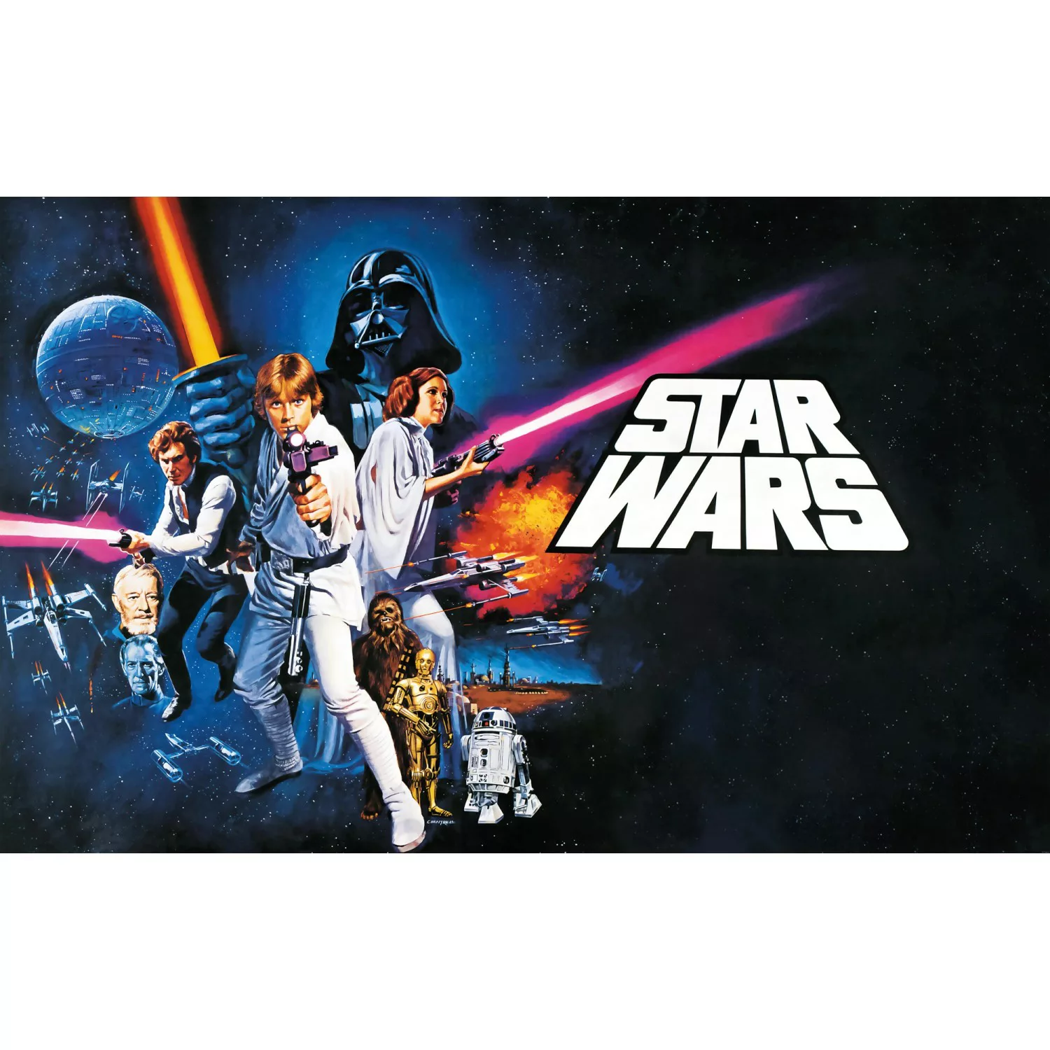 Komar Vliestapete »Star Wars Poster Classic 1«, 400x250 cm (Breite x Höhe), günstig online kaufen